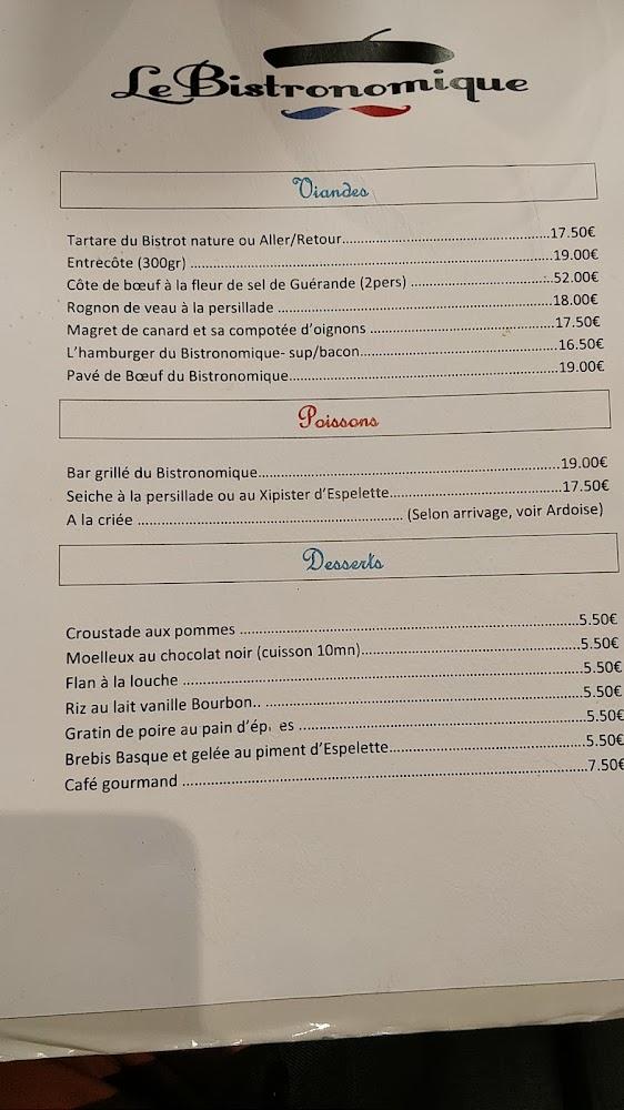 Le Bistronomique - Menu Image 2
